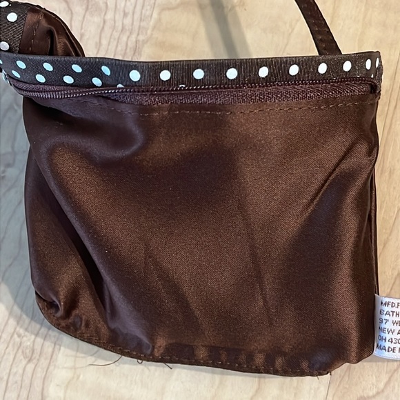 Henri Bendel for Bath and Body Works, Brown Satin Wristlet - Picture 9 of 11